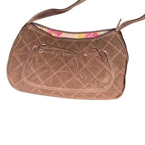 Vera Bradley cute brown shoulder bag
